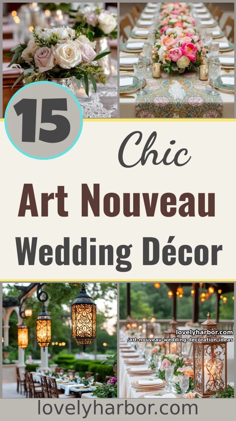 15 Art Nouveau Wedding Decoration Ideas For Your Big Day 56 these art nouveau wedding decoration ideas will add charm to your venue 55