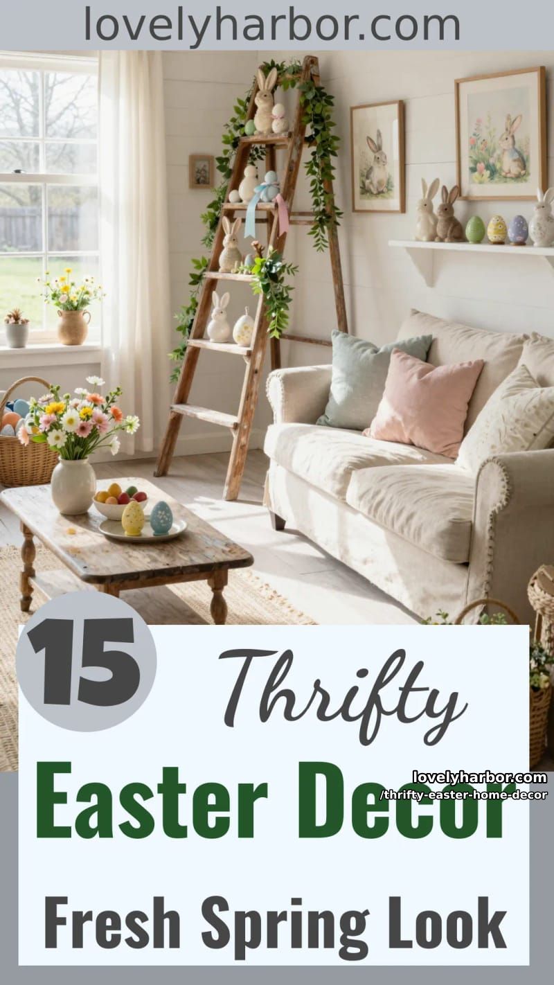 15 Thrifty Easter Home Decor Finds For a Fresh Spring Look 40 thrifty easter home decor - Collage 39