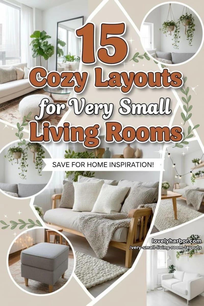 15 Very Small Living Room Layouts To Make Your Space Feel Larger 35 very small living room? these layouts are perfect! 34