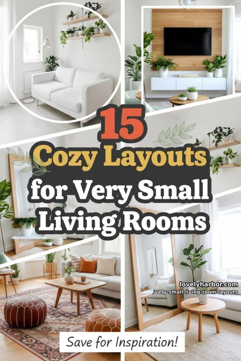 15 Very Small Living Room Layouts To Make Your Space Feel Larger 38 very small living room? these layouts are perfect! 37