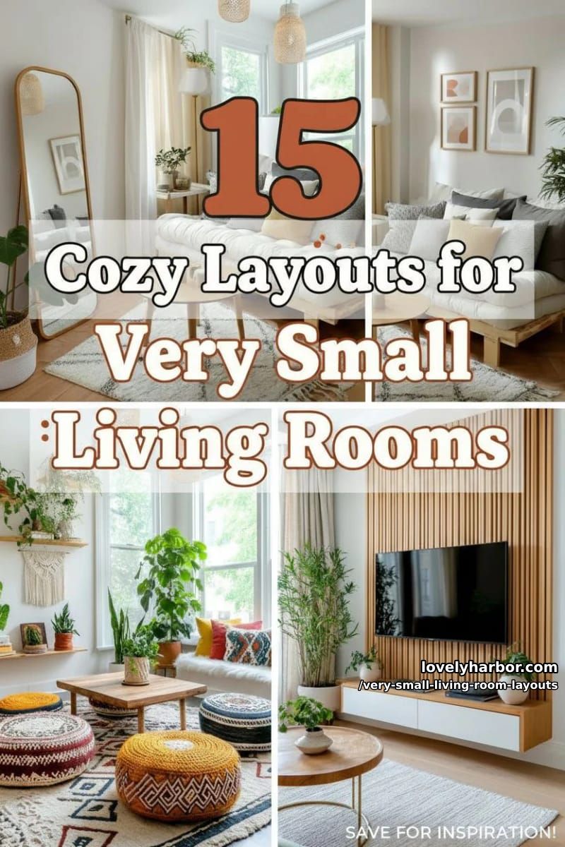 15 Very Small Living Room Layouts To Make Your Space Feel Larger 39 very small living room? these layouts are perfect! 38