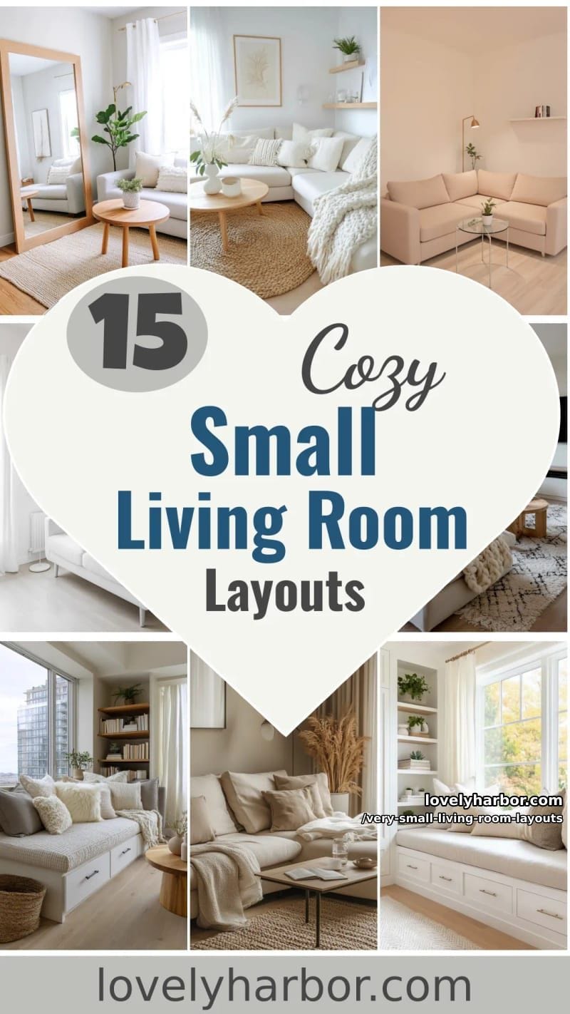 15 Very Small Living Room Layouts To Make Your Space Feel Larger 41 very small living room? these layouts are perfect! 40
