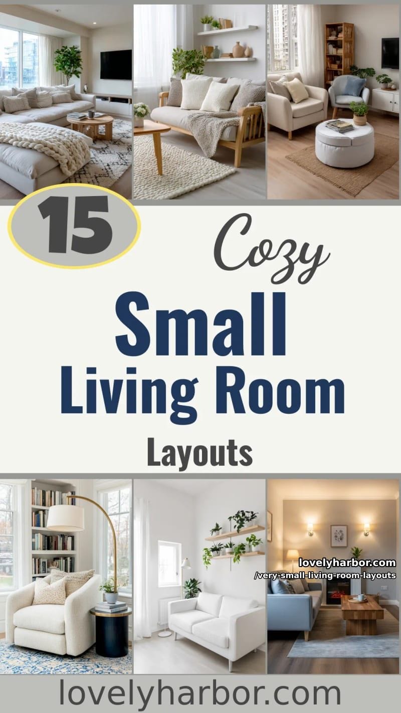 15 Very Small Living Room Layouts To Make Your Space Feel Larger 43 very small living room? these layouts are perfect! 42