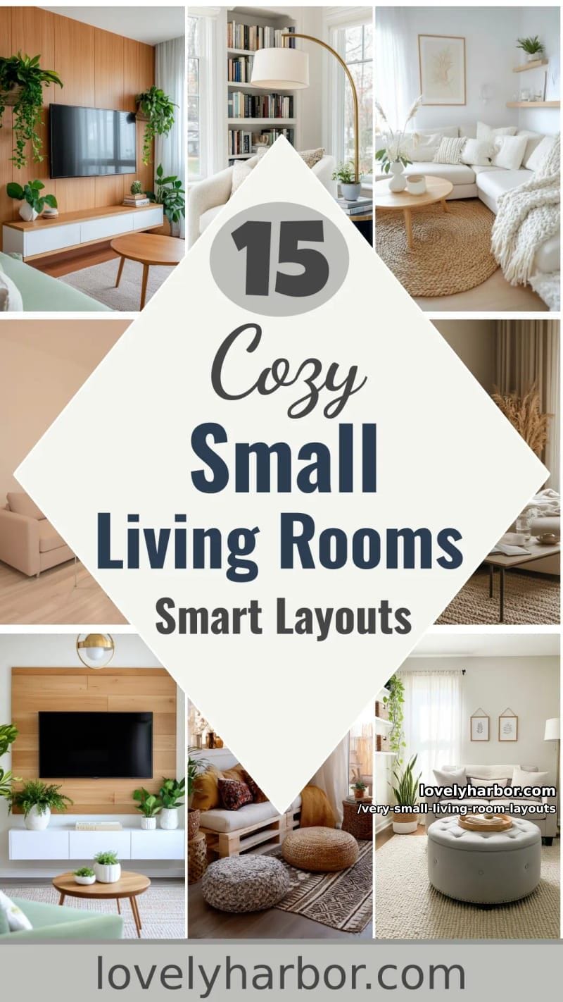 15 Very Small Living Room Layouts To Make Your Space Feel Larger 44 very small living room? these layouts are perfect! 43