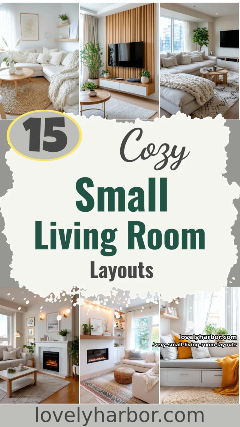 15 Very Small Living Room Layouts To Make Your Space Feel Larger 48 very small living room? these layouts are perfect! 47