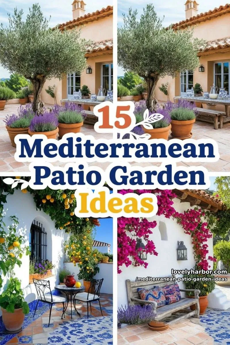 15 Mediterranean Patio Garden Ideas For A Dreamy Modern Homes 1 article image 1