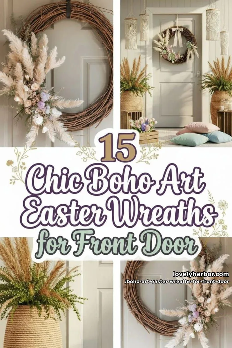 15 Boho Art Easter Wreaths for an Inviting Front Door 1 article image 1