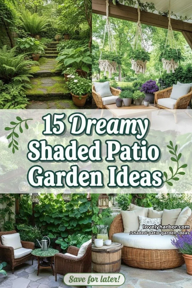 15 Dreamy Shaded Patio Garden Ideas to Inspire Your Backyard 1 article image 1