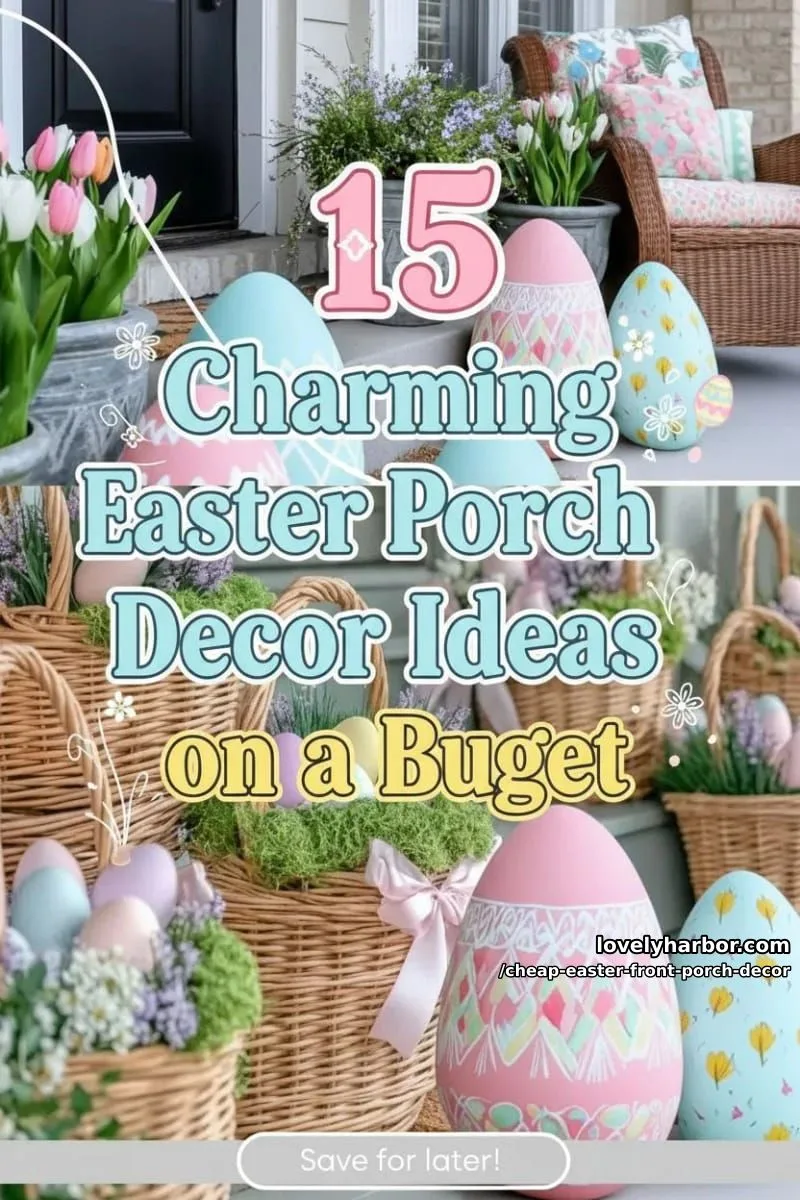 15 Cheap Easter Front Porch Decor Ideas On A Budget 1 article image 1
