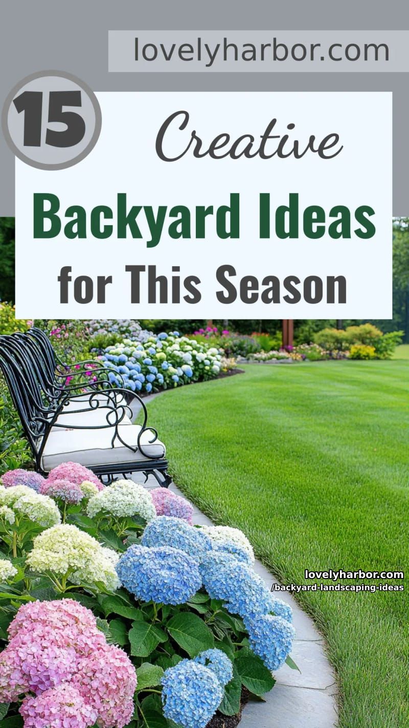 15 Backyard Landscaping Ideas to Try This Season 46 backyard landscaping ideas - Collage 45