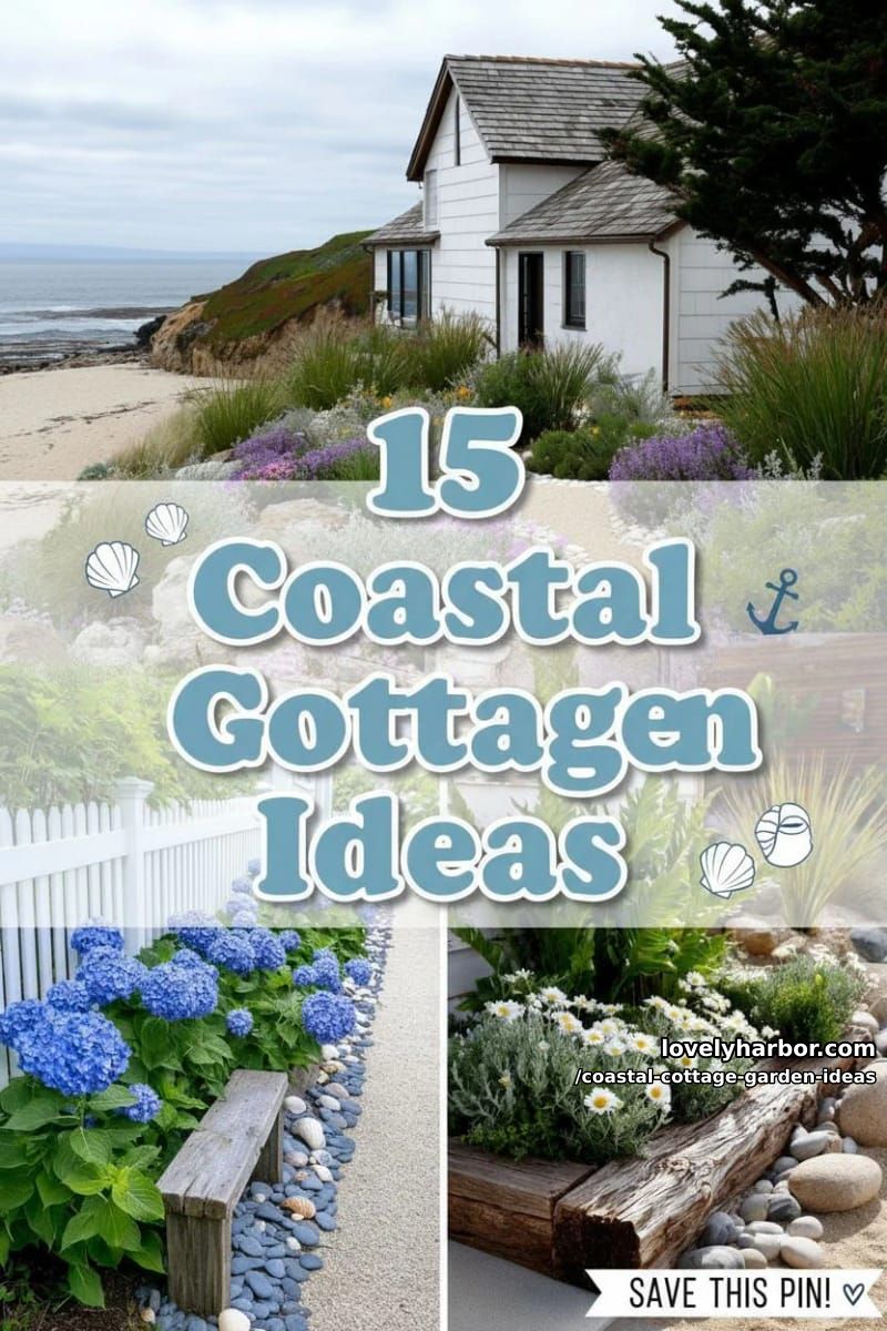 15 Coastal Cottage Garden Ideas For A Serene Spaces 44 Coastal Cottage Garden Ideas - Collage 43