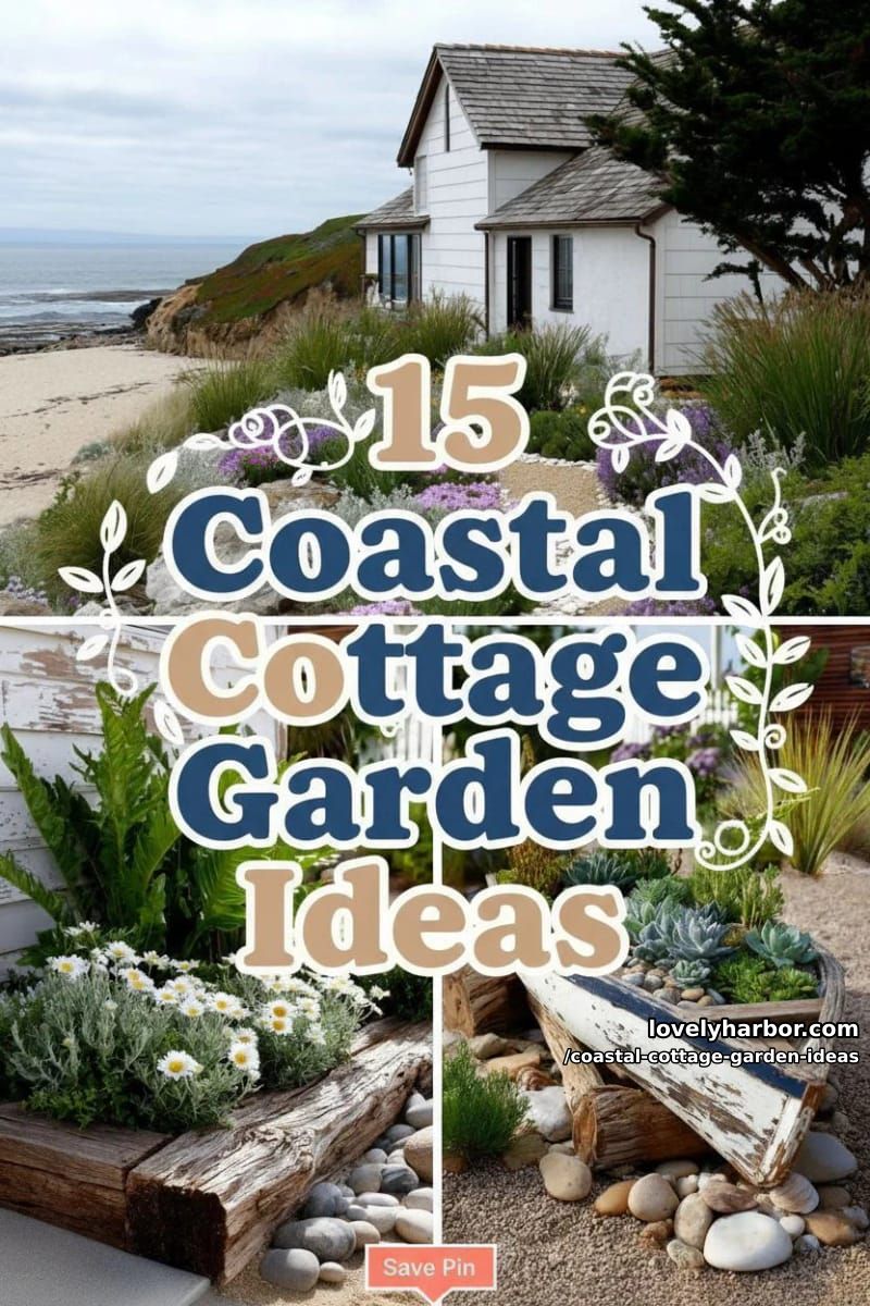 15 Coastal Cottage Garden Ideas For A Serene Spaces 45 Coastal Cottage Garden Ideas - Collage 44
