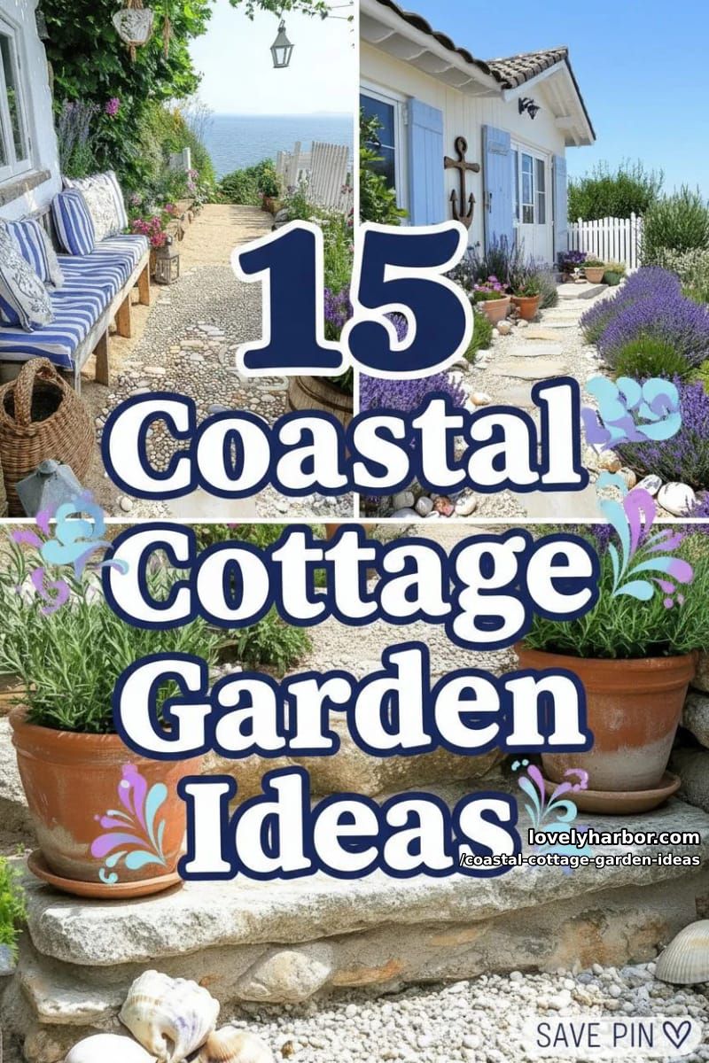 15 Coastal Cottage Garden Ideas For A Serene Spaces 46 Coastal Cottage Garden Ideas - Collage 45