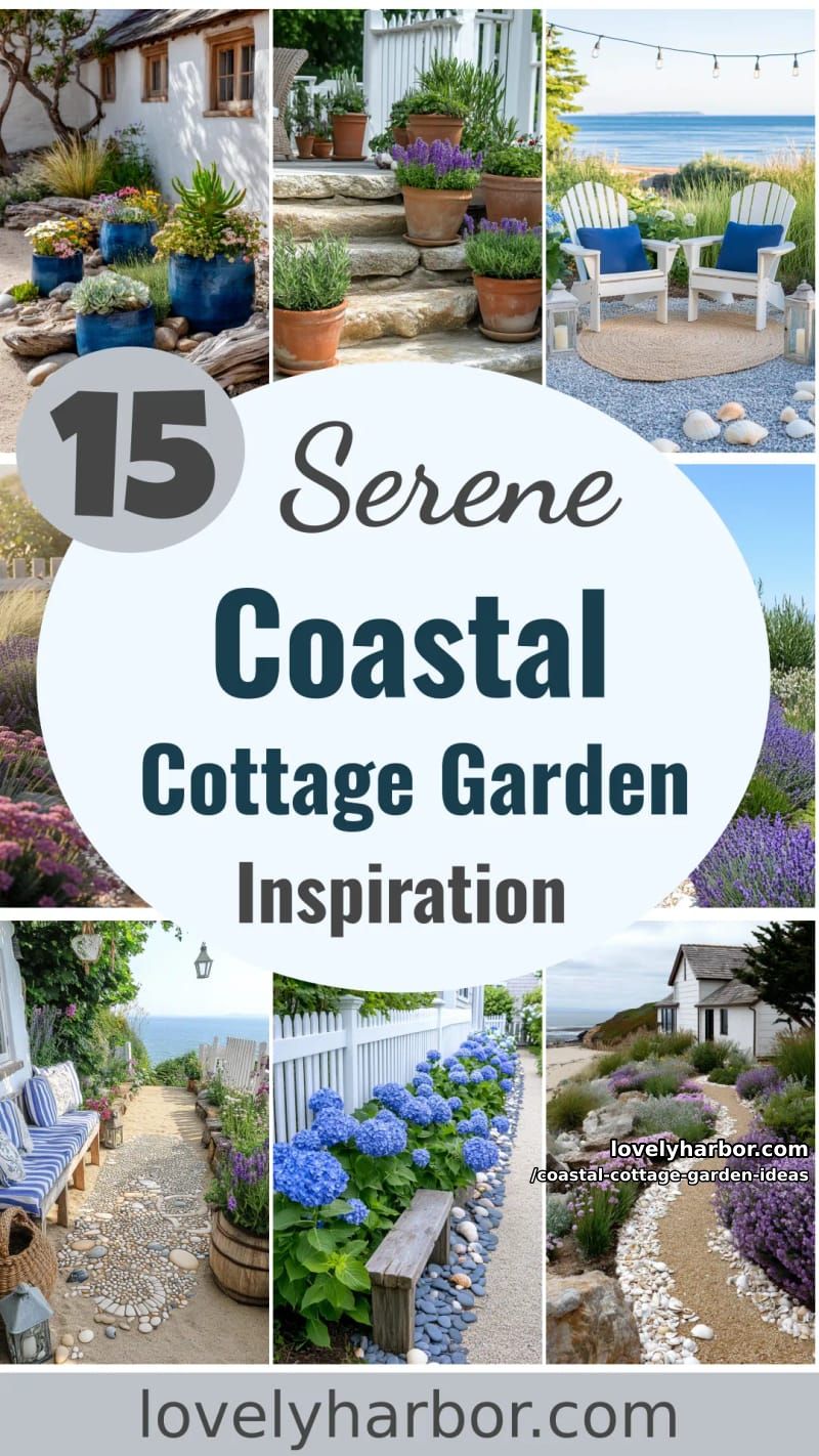 15 Coastal Cottage Garden Ideas For A Serene Spaces 49 Coastal Cottage Garden Ideas - Collage 48