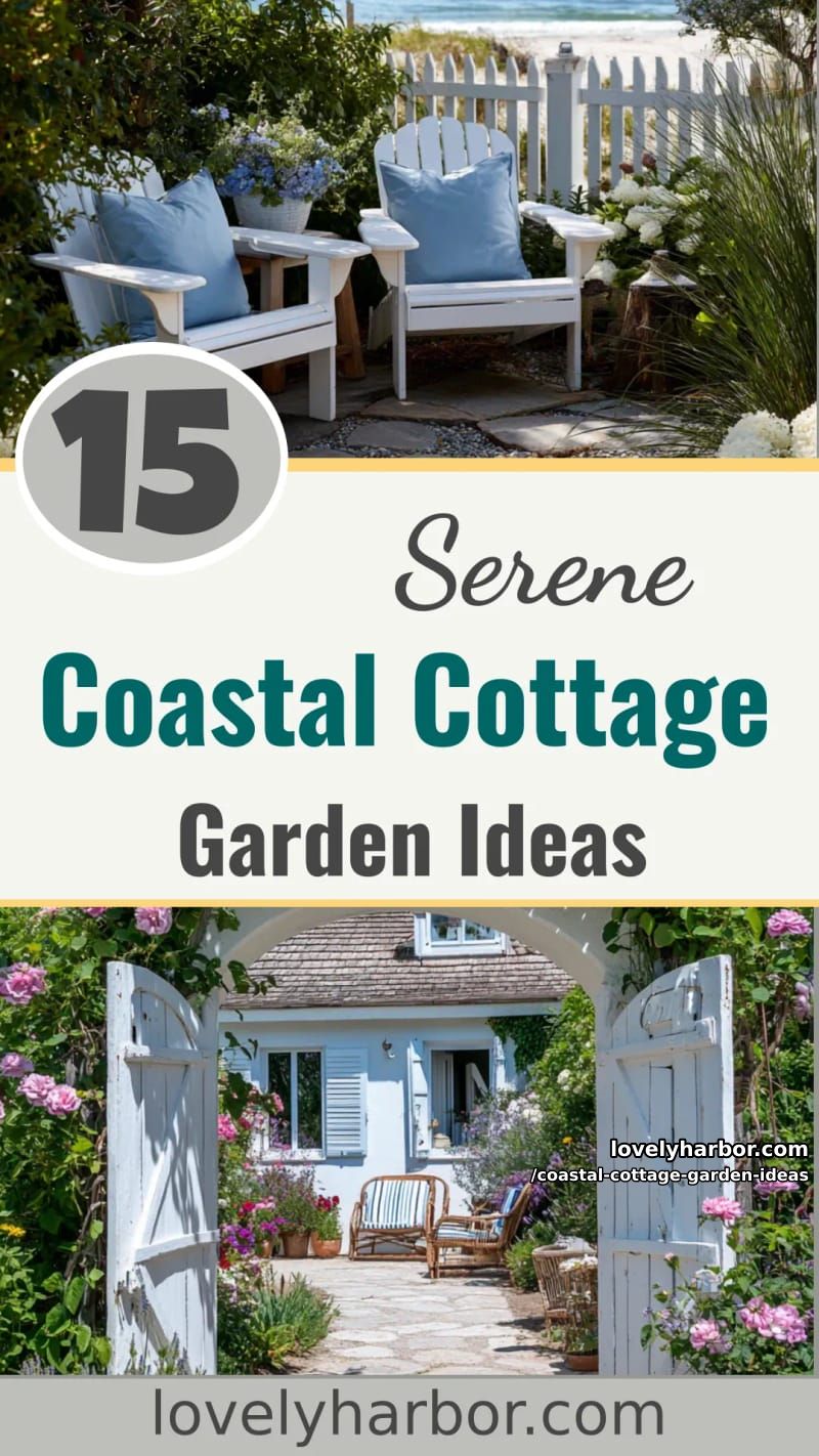 15 Coastal Cottage Garden Ideas For A Serene Spaces 52 Coastal Cottage Garden Ideas - Collage 51