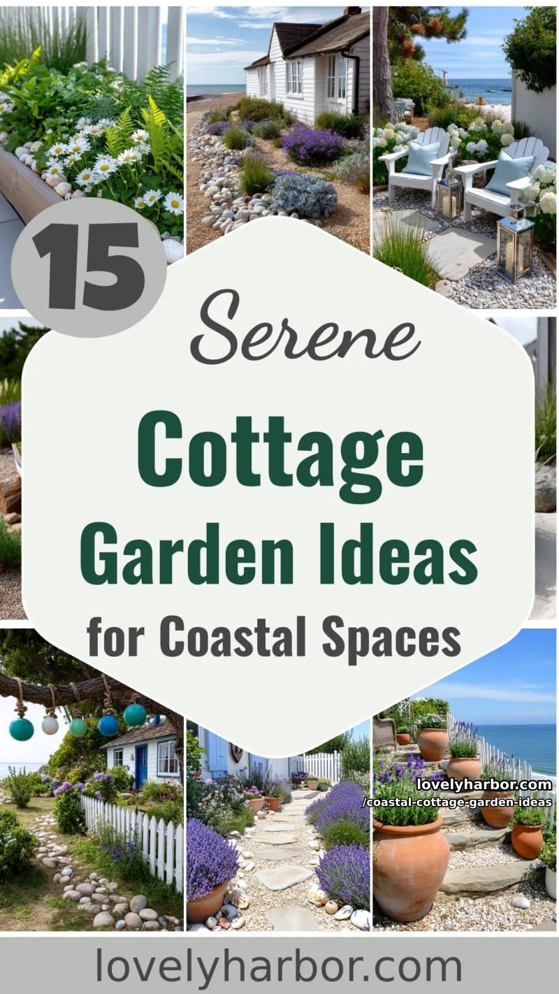 15 Coastal Cottage Garden Ideas For A Serene Spaces 54 Coastal Cottage Garden Ideas - Collage 53