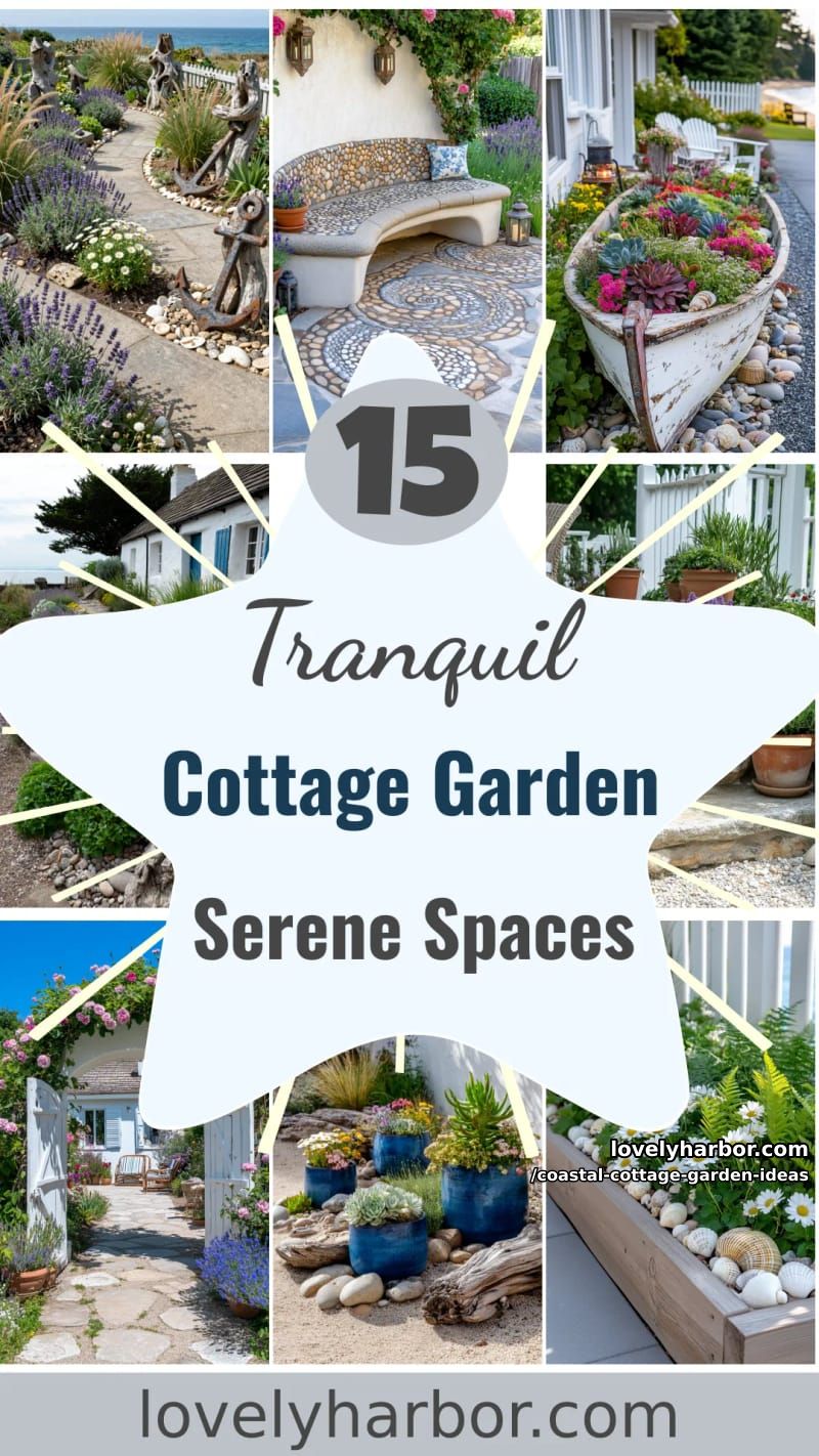 15 Coastal Cottage Garden Ideas For A Serene Spaces 55 Coastal Cottage Garden Ideas - Collage 54
