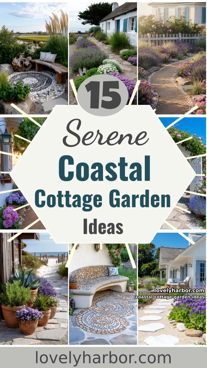 15 Coastal Cottage Garden Ideas For A Serene Spaces 56 Coastal Cottage Garden Ideas - Collage 55
