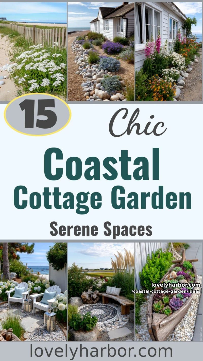 15 Coastal Cottage Garden Ideas For A Serene Spaces 58 Coastal Cottage Garden Ideas - Collage 57