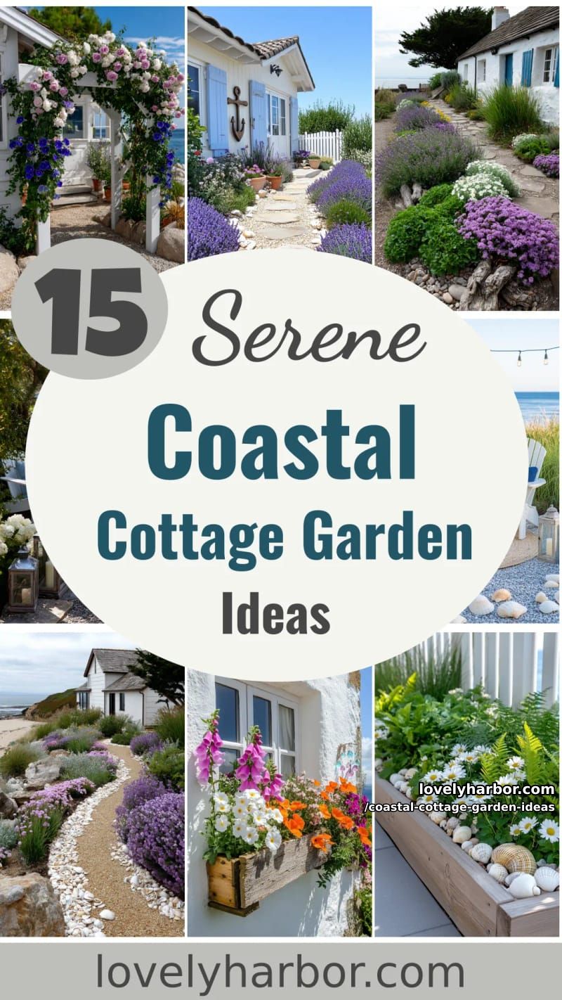 15 Coastal Cottage Garden Ideas For A Serene Spaces 59 Coastal Cottage Garden Ideas - Collage 58