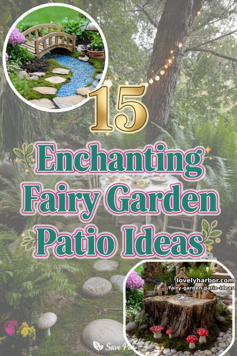 15 Enchanting Fairy Garden Patio Ideas to Inspire Your Space 43 Fairy Garden Patio Ideas - Collage 42