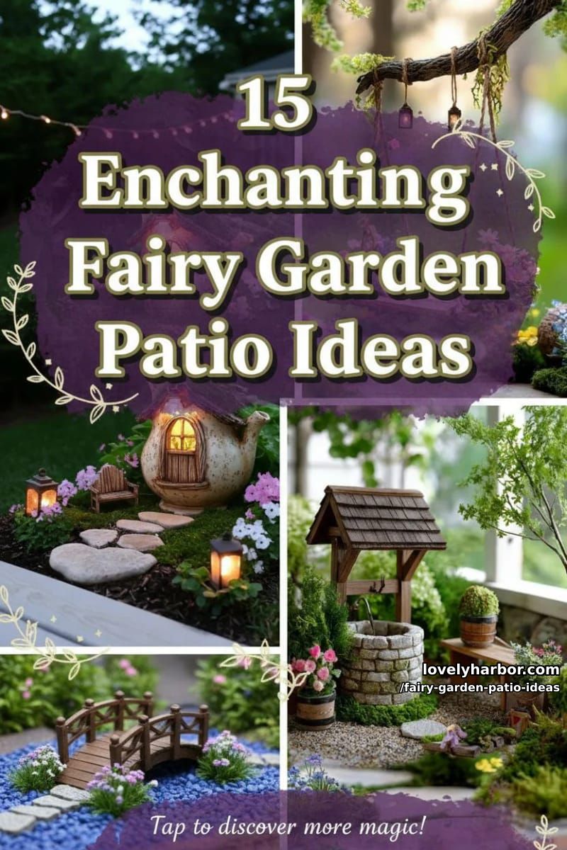 15 Enchanting Fairy Garden Patio Ideas to Inspire Your Space 45 Fairy Garden Patio Ideas - Collage 44