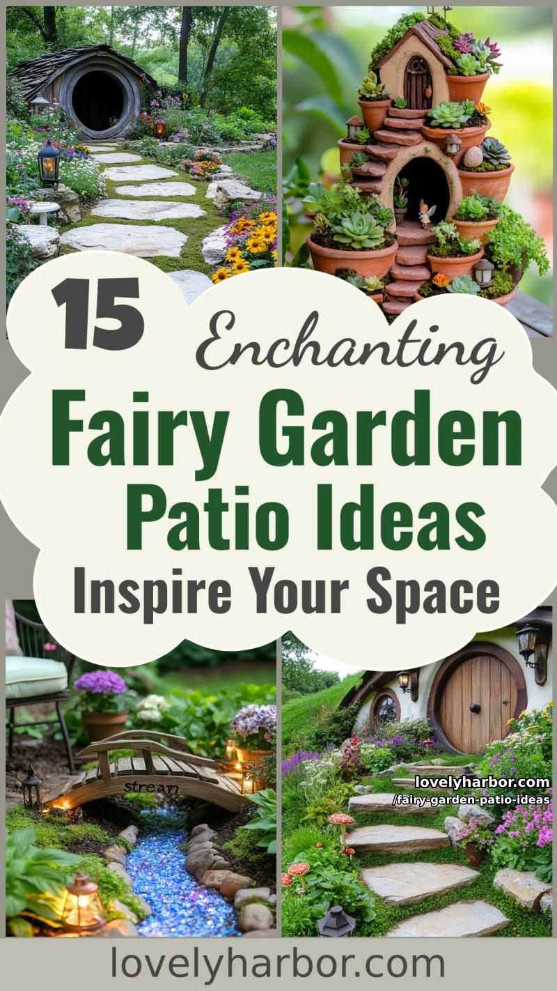 15 Enchanting Fairy Garden Patio Ideas to Inspire Your Space 48 Fairy Garden Patio Ideas - Collage 47