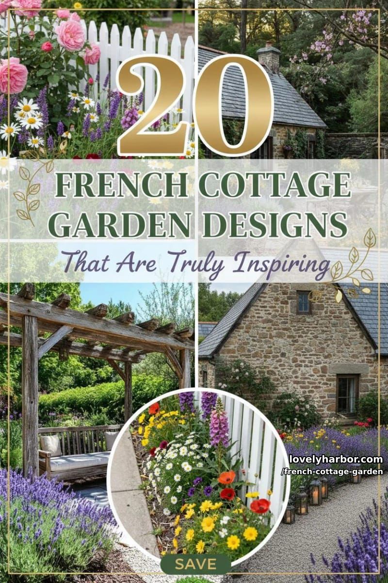 20 French Cottage Garden Designs That Are Truly Inspiring 51 french cottage garden - Collage 50