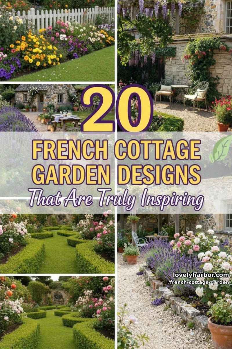 20 French Cottage Garden Designs That Are Truly Inspiring 52 french cottage garden - Collage 51