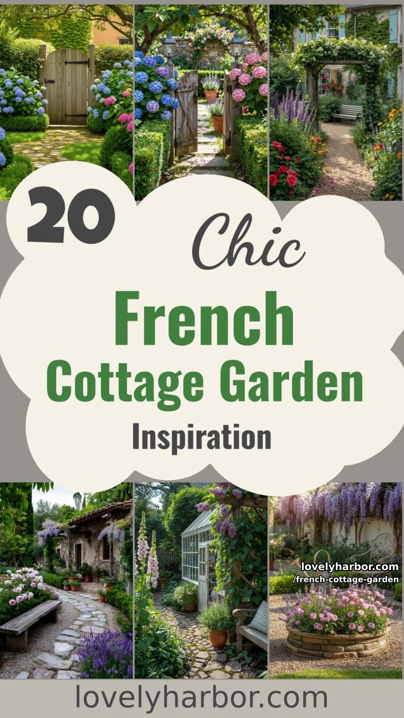 20 French Cottage Garden Designs That Are Truly Inspiring 54 french cottage garden - Collage 53