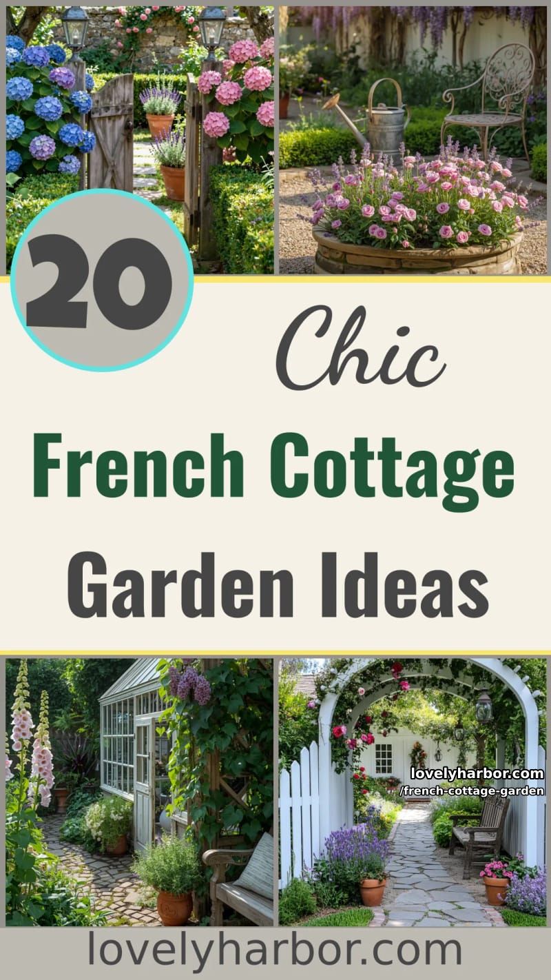 20 French Cottage Garden Designs That Are Truly Inspiring 56 french cottage garden - Collage 55