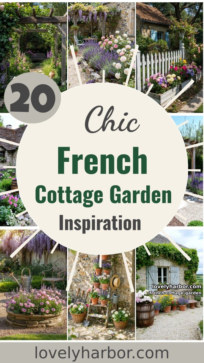 20 French Cottage Garden Designs That Are Truly Inspiring 62 french cottage garden - Collage 61