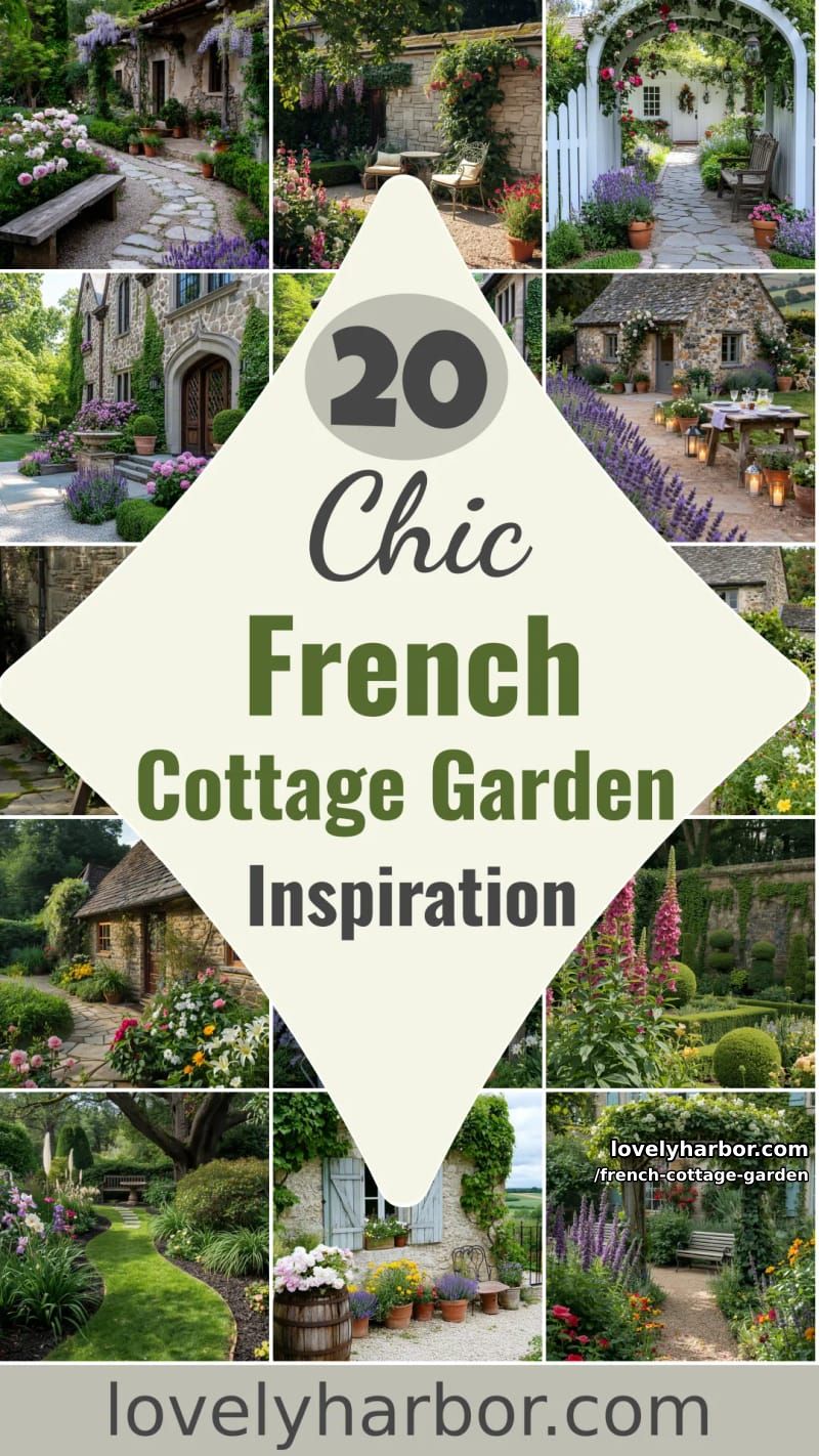 20 French Cottage Garden Designs That Are Truly Inspiring 63 french cottage garden - Collage 62