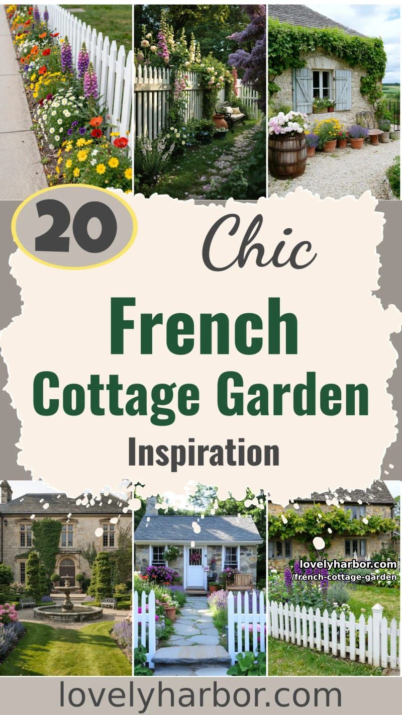 20 French Cottage Garden Designs That Are Truly Inspiring 64 french cottage garden - Collage 63
