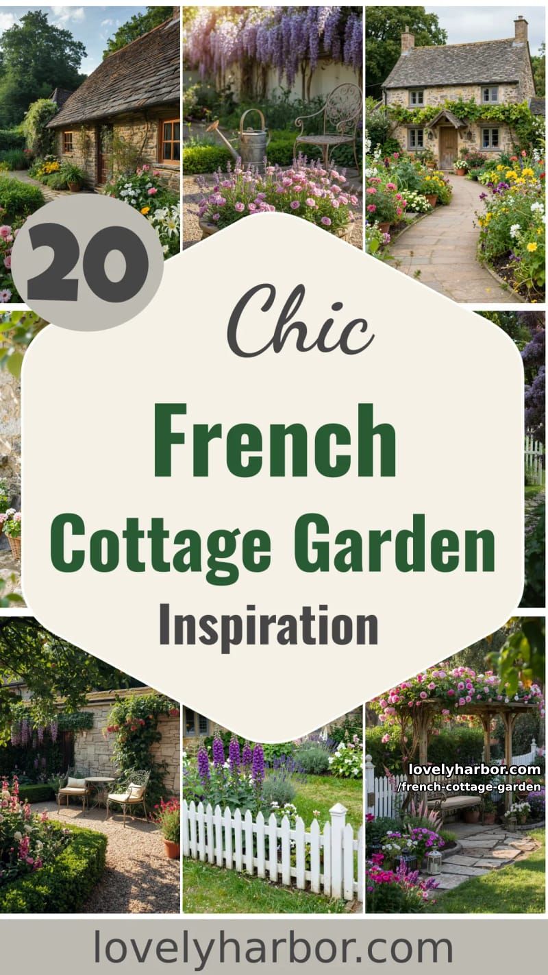 20 French Cottage Garden Designs That Are Truly Inspiring 65 french cottage garden - Collage 64