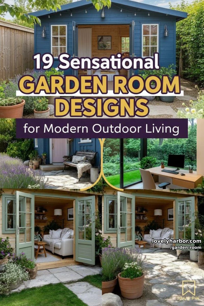 19 Garden Room Designs for Modern Outdoor Living 51 garden room - Collage 50