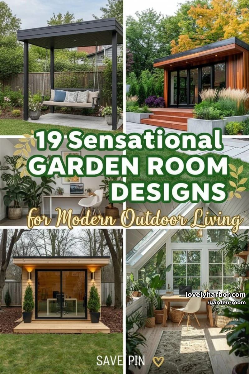 19 Garden Room Designs for Modern Outdoor Living 53 garden room - Collage 52
