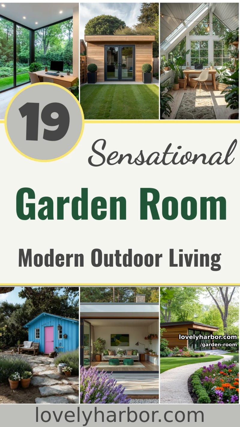19 Garden Room Designs for Modern Outdoor Living 56 garden room - Collage 55