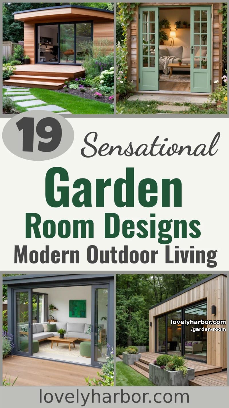 19 Garden Room Designs for Modern Outdoor Living 57 garden room - Collage 56