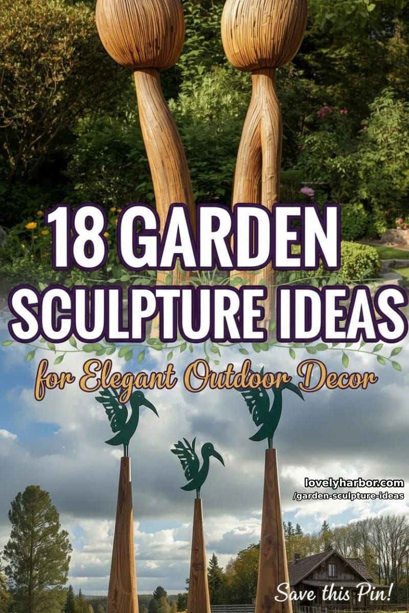18 Garden Sculpture Ideas for Elegant Outdoor Decor 53 garden sculpture ideas - Collage 52