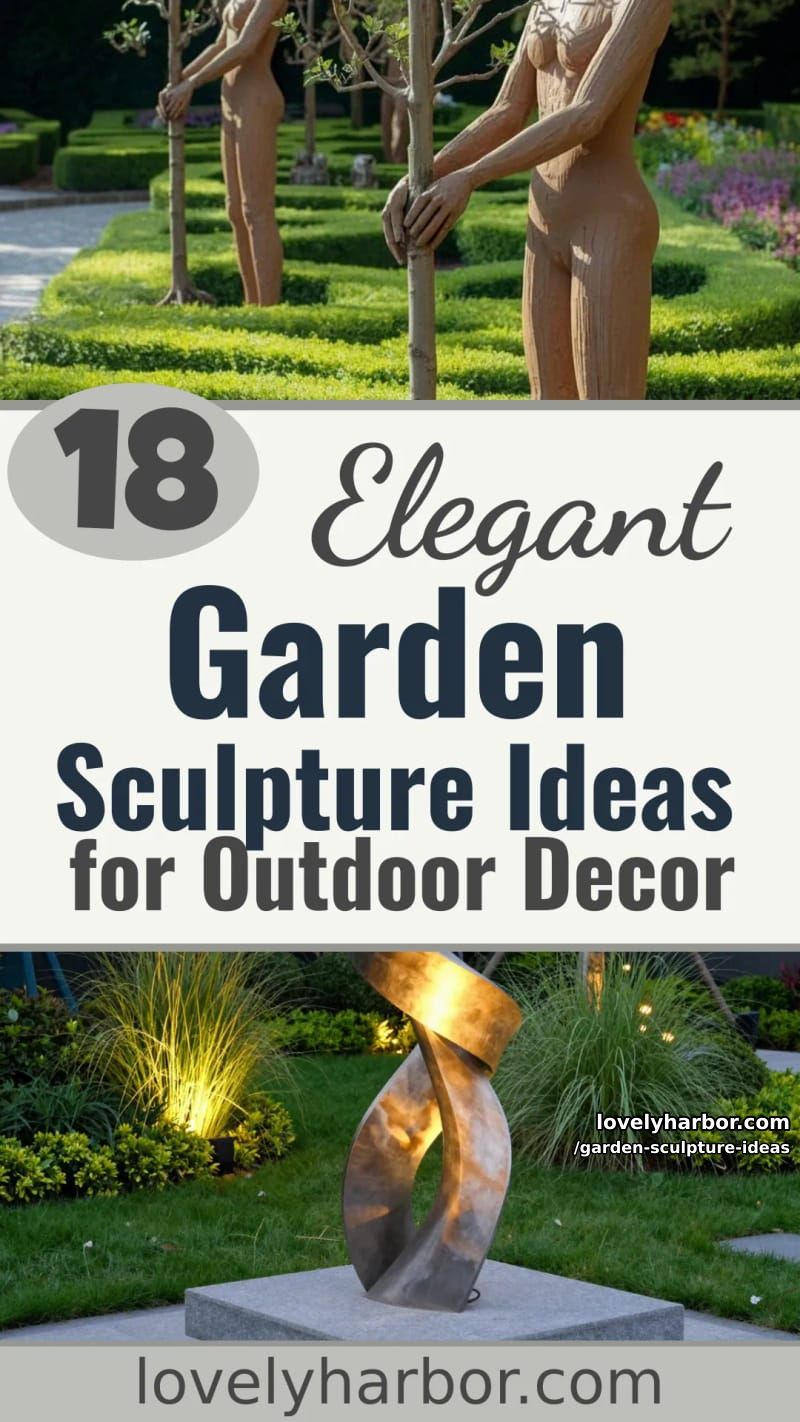 18 Garden Sculpture Ideas for Elegant Outdoor Decor 56 garden sculpture ideas - Collage 55