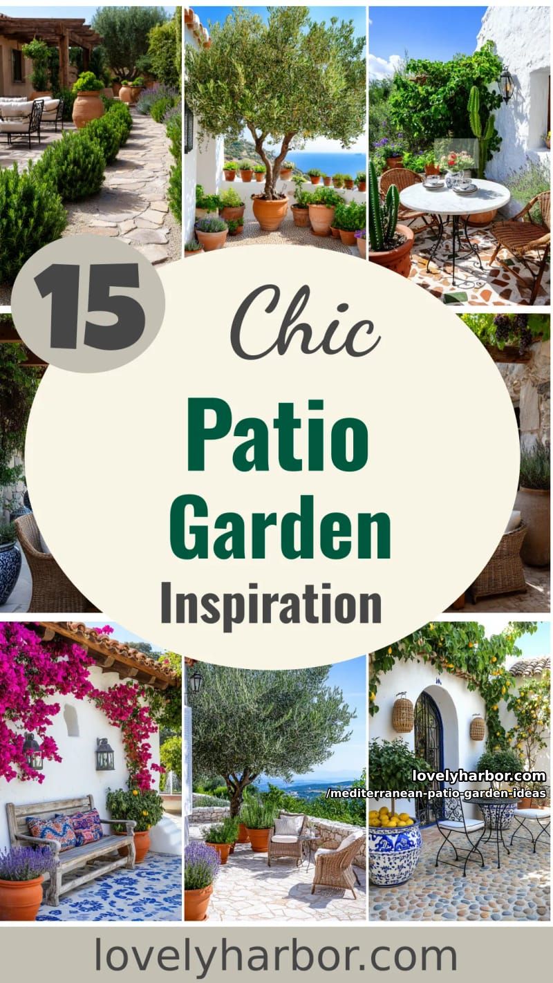 15 Mediterranean Patio Garden Ideas For A Dreamy Modern Homes 60 Mediterranean Patio Garden Ideas - Collage 59