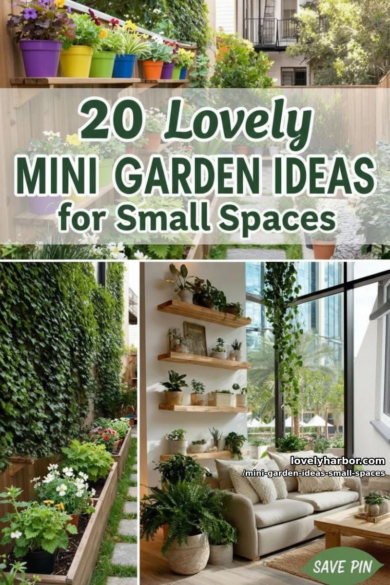 20 Mini Garden Ideas For Small Spaces 49 mini garden ideas small spaces - Collage 48