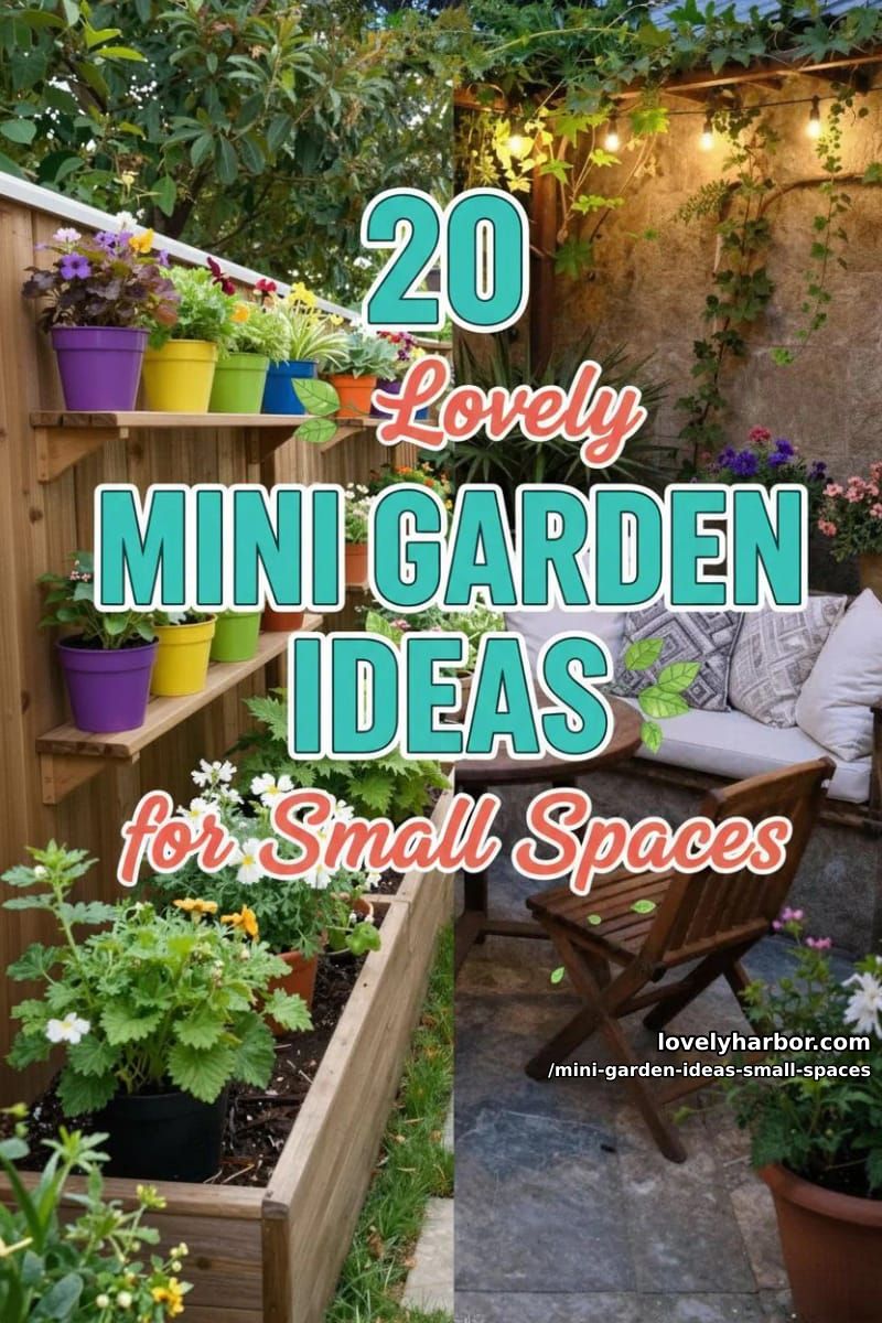 20 Mini Garden Ideas For Small Spaces 50 mini garden ideas small spaces - Collage 49