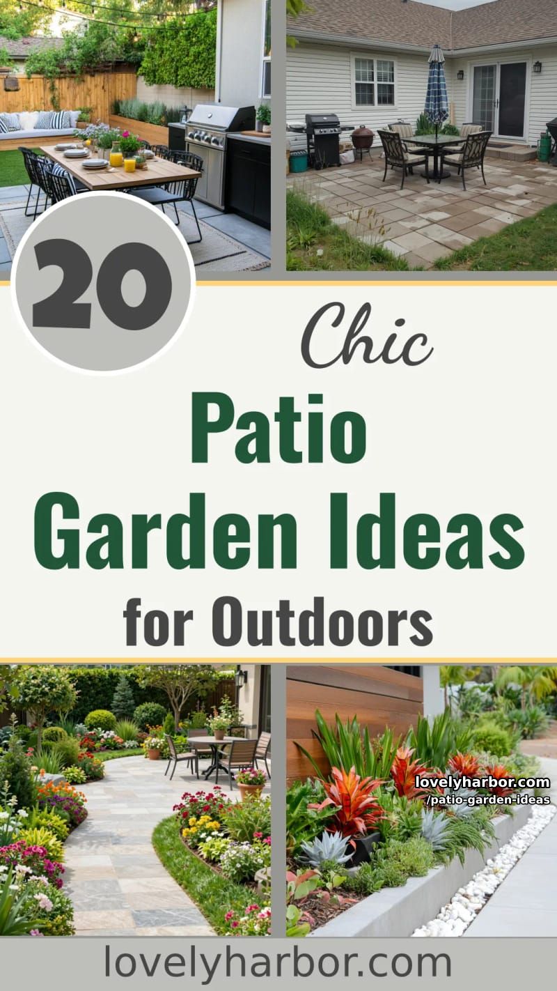 20 Patio Garden Ideas to Elevate Your Outdoor Space 58 patio garden ideas - Collage 57
