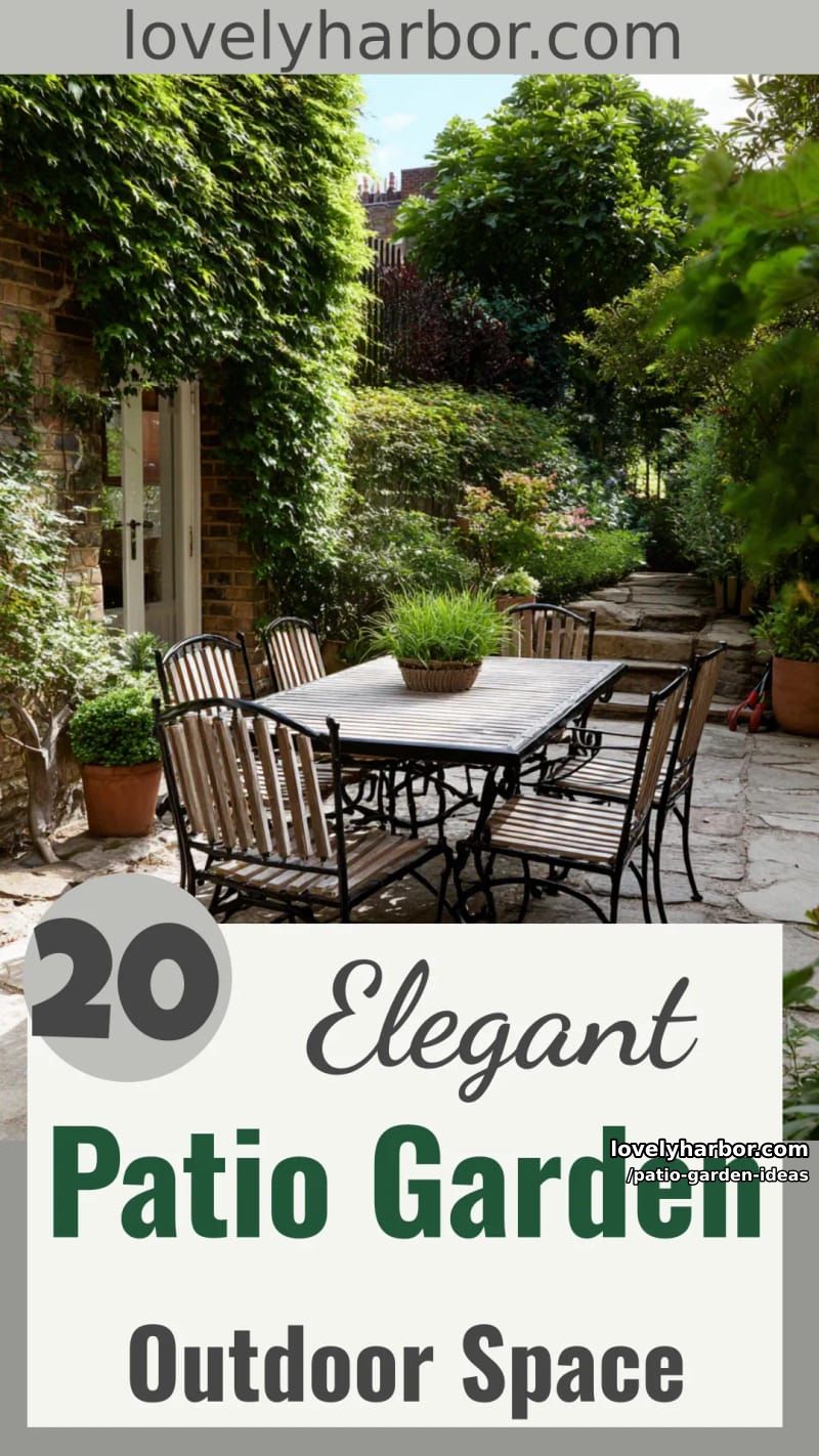 20 Patio Garden Ideas to Elevate Your Outdoor Space 62 patio garden ideas - Collage 61