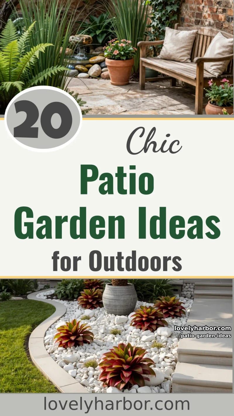20 Patio Garden Ideas to Elevate Your Outdoor Space 63 patio garden ideas - Collage 62