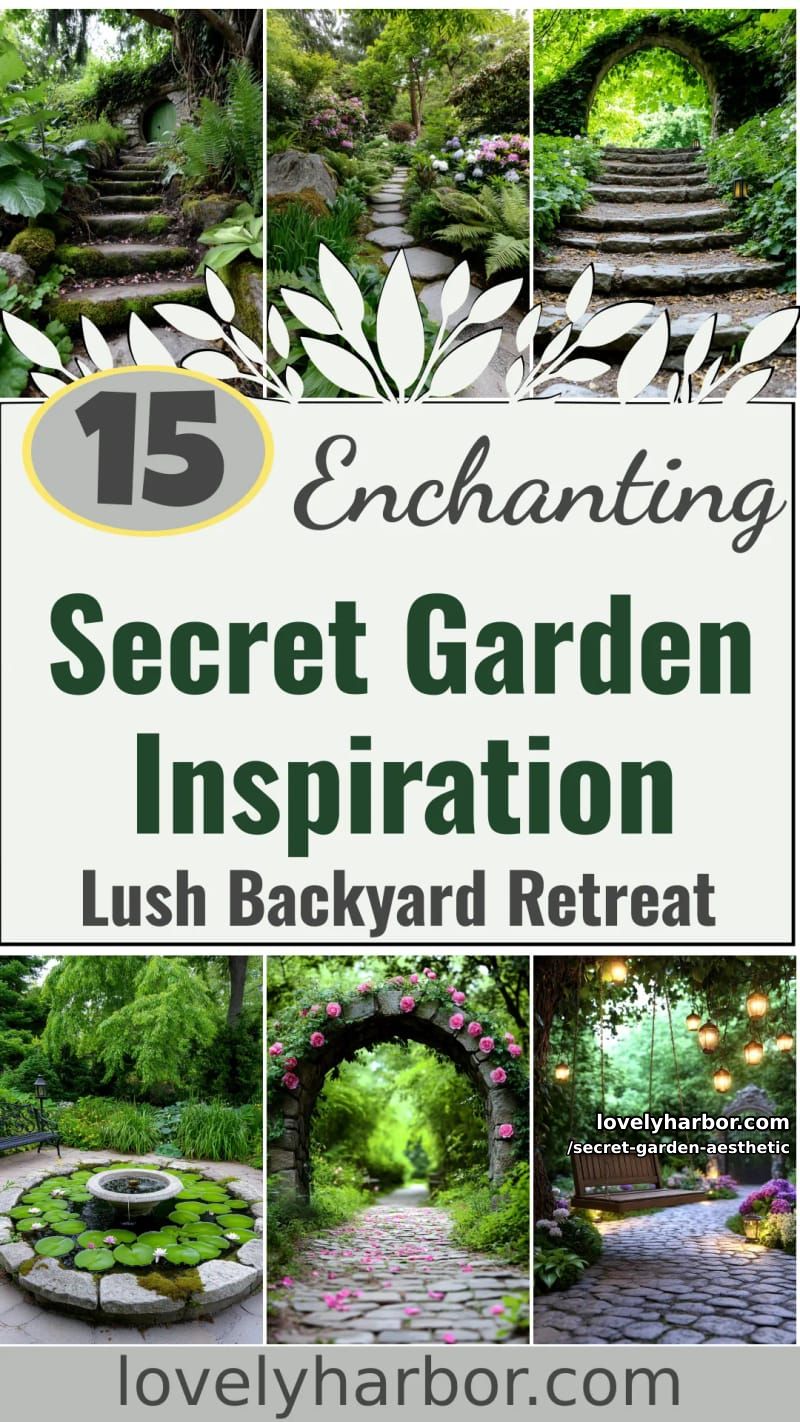 15 Secret Garden Inspirations for a Lush Backyard Retreat 53 secret garden aesthetic - Collage 52