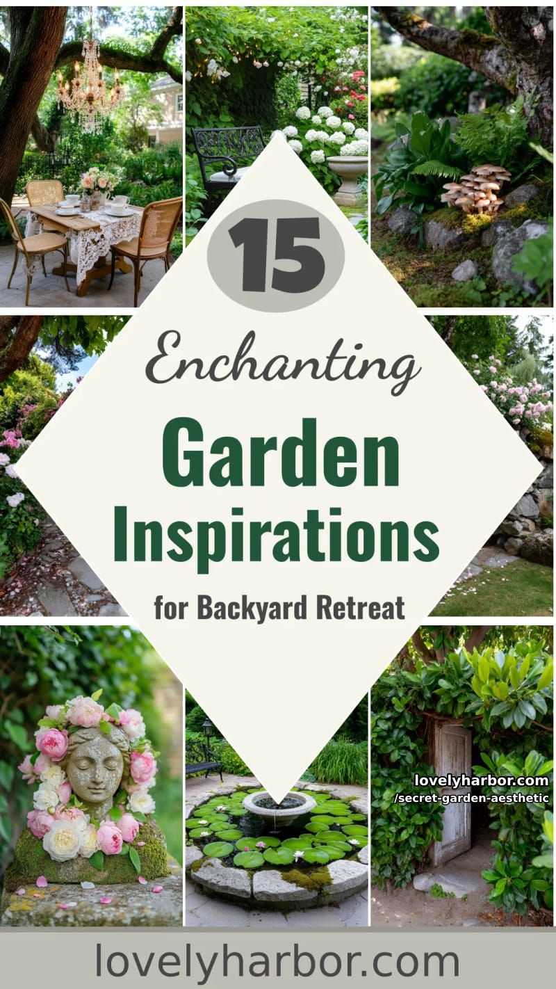15 Secret Garden Inspirations for a Lush Backyard Retreat 54 secret garden aesthetic - Collage 53