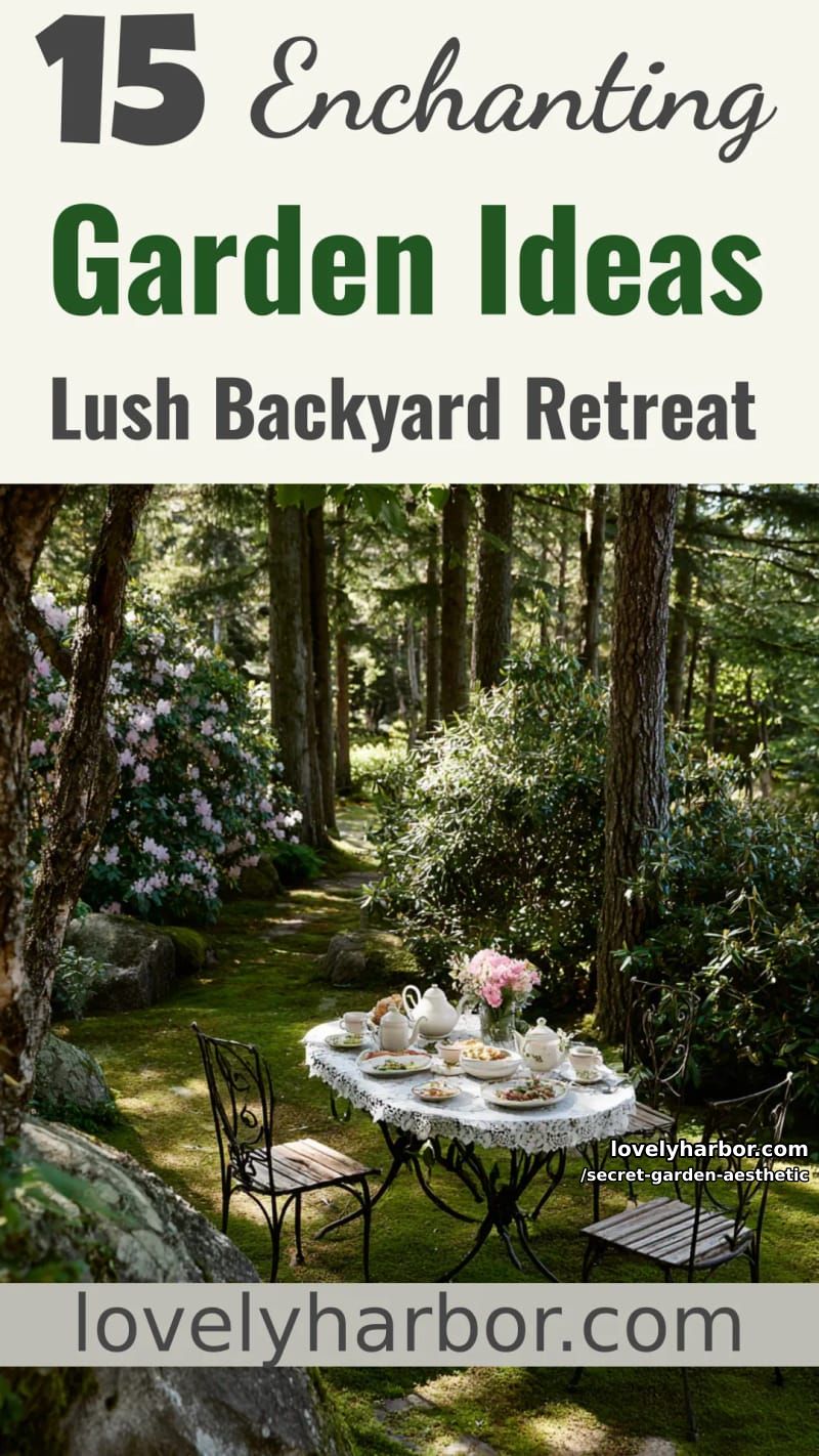 15 Secret Garden Inspirations for a Lush Backyard Retreat 58 secret garden aesthetic - Collage 57
